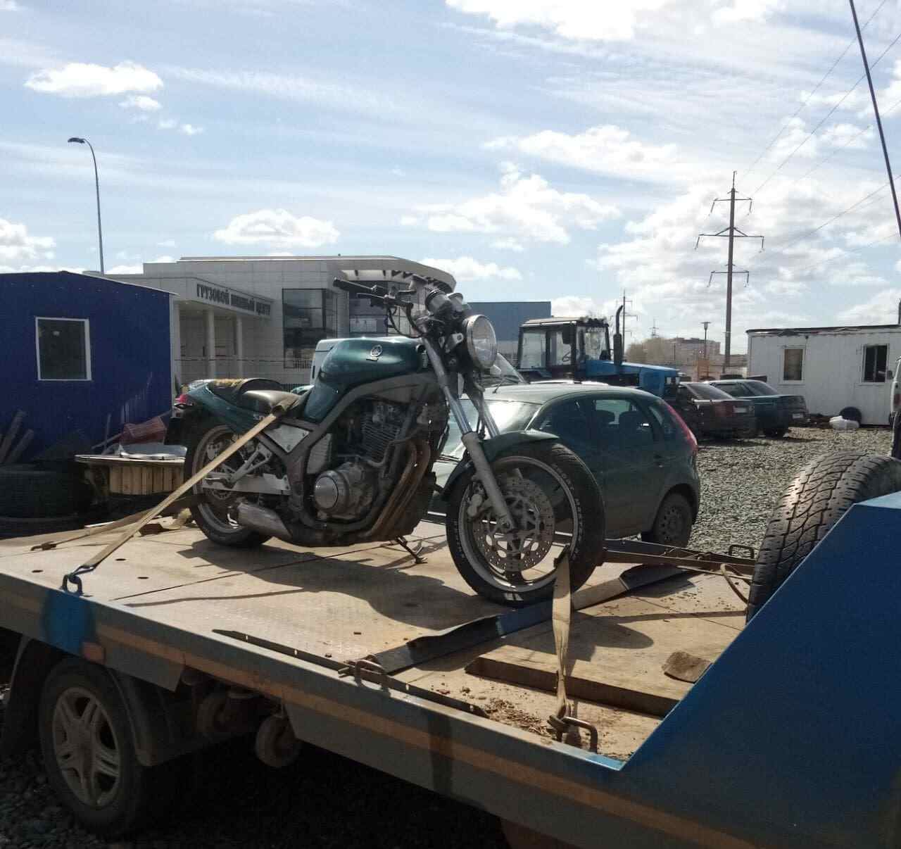 Фото эвакуации мотоциклов в Оренбурге